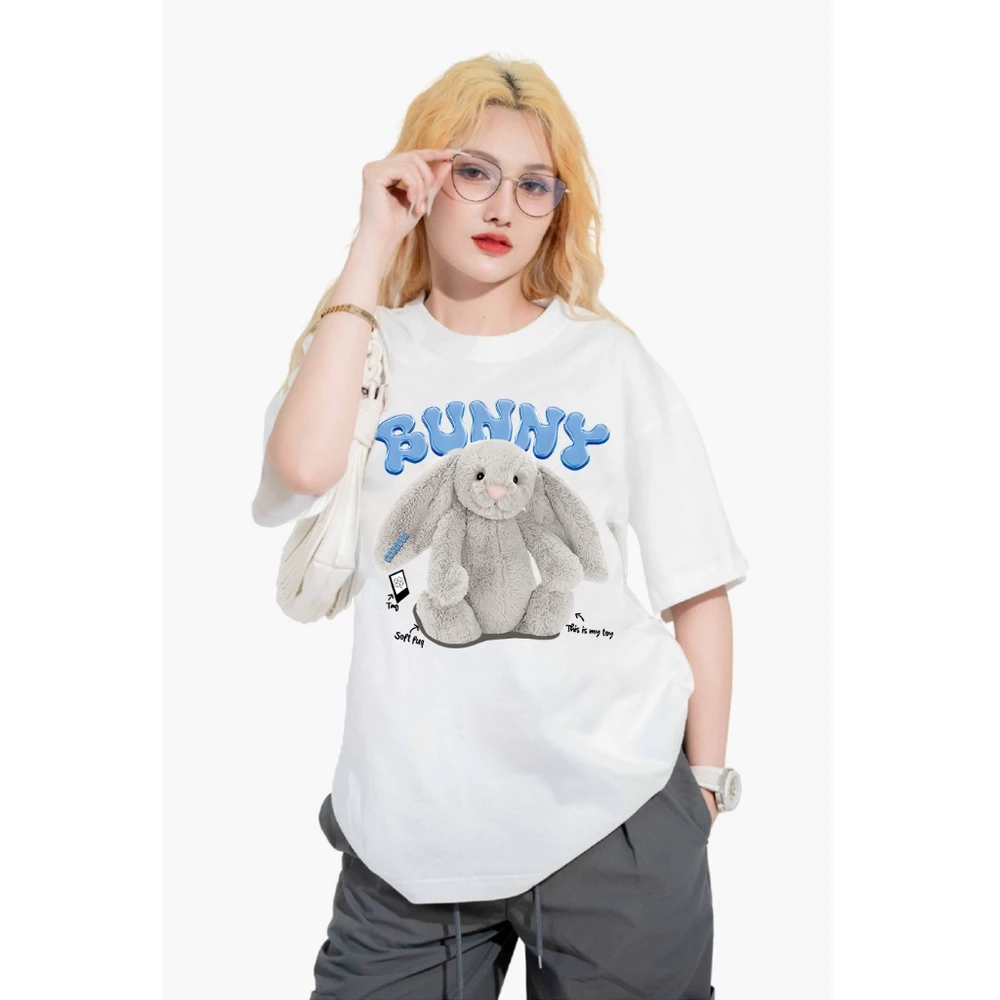 Áo Thun Unisex Tay Lỡ CARADLA Cotton Mềm Mịn Co Dãn Thoáng Mát Form Rộng thumbnail 2