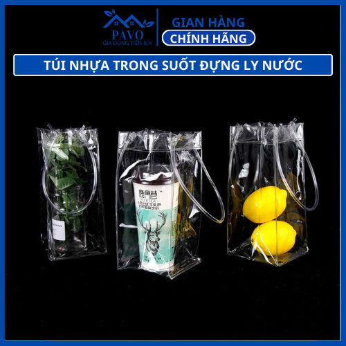 Túi đựng bình chất liệu nhựa trong suốt | BigBuy360 - bigbuy360.vn