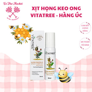 Xịt keo ong Vitatree 25ml, Vitatree Super Propolis Spray complex with Honey Úc - CÔ THƯ MARKET