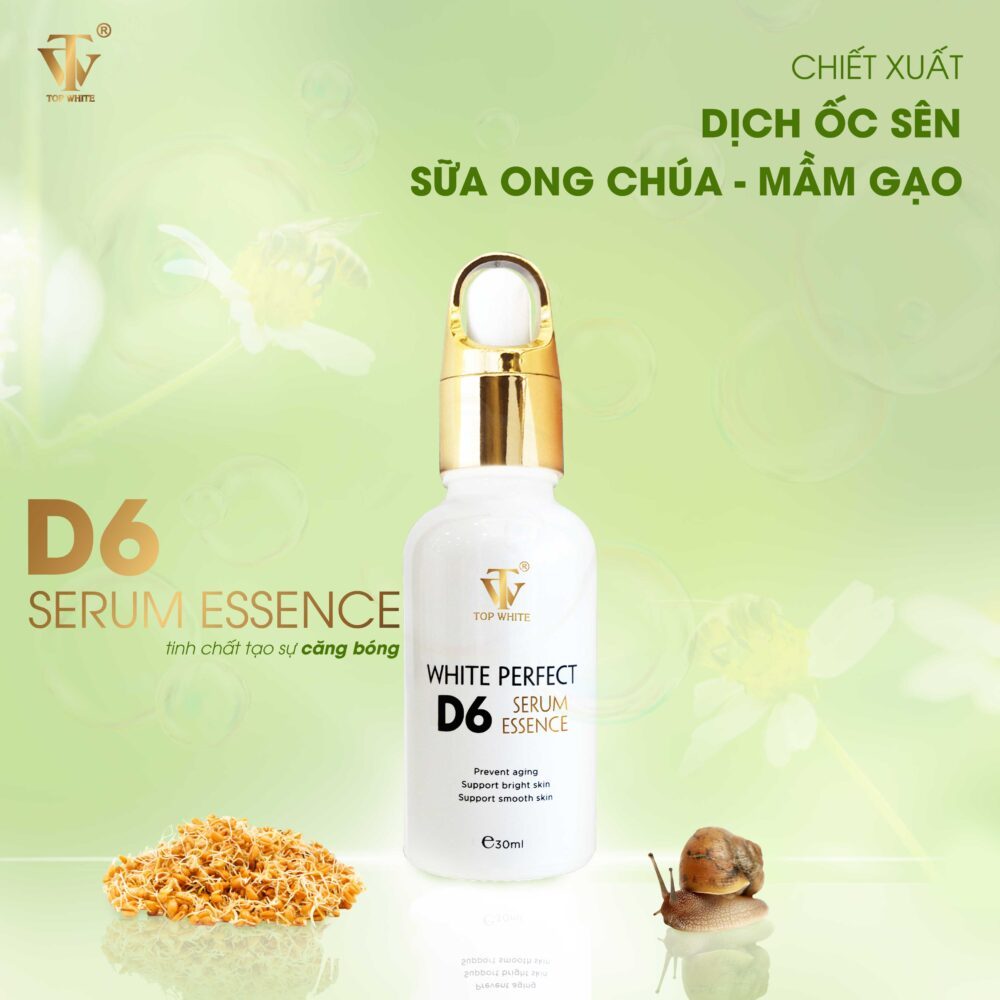Serum ngăn ngừa lão hóa da Top White – White Perfect D6 Serum Essence