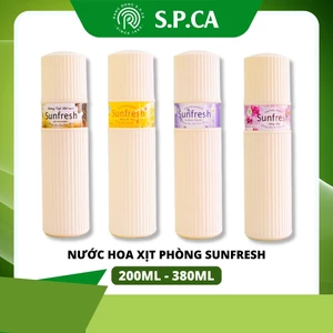 Combo 4 chai xịt phòng Sunfresh 200ml 380ml tinh dầu hương nước hoa thơm lâu đến 6h – SPCa000025