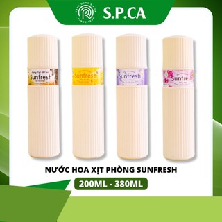 Combo 4 chai xịt phòng Sunfresh 200ml 380ml tinh dầu hương nước hoa thơm lâu đến 6h – SPCa000025