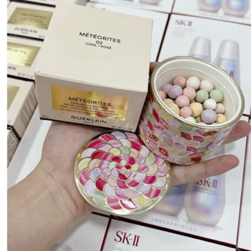 NEW PHẤN PHỦ NGỌC TRAI GUERLAIN MÉTÉORITES TÔNG 02 COOL ROSÉ