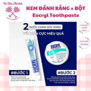 Kem Đánh Răng Eucryl Toothpaste Của Anh 62g - 50ml loại bỏ mảng bám răng - CÔ THƯ MARKET