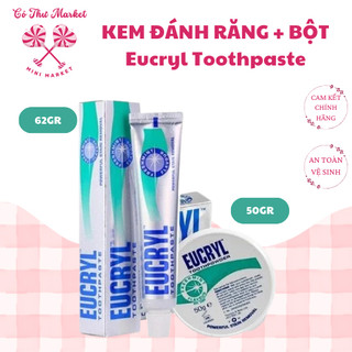 Kem Đánh Răng Eucryl Toothpaste Của Anh 62g - 50ml loại bỏ mảng bám răng - CÔ THƯ MARKET