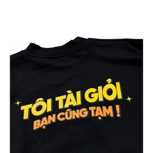 Áo thun nam nữ in chữ TÔI TÀI GIỎI BẠN CŨNG TẠM hài hước chất liệu cotton thoáng mát phù hợp cho mùa hè TA242