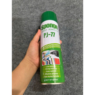 Keo xịt đa năng PJ- 77 xịn, 2 chai ,dung tích 600ml/ chai ,xịt dán sàn tường siêu chắc