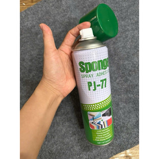 Keo xịt đa năng PJ- 77 xịn, 2 chai ,dung tích 600ml/ chai ,xịt dán sàn tường siêu chắc