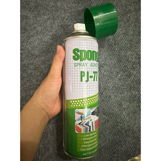 Keo xịt đa năng PJ- 77 xịn, 2 chai ,dung tích 600ml/ chai ,xịt dán sàn tường siêu chắc