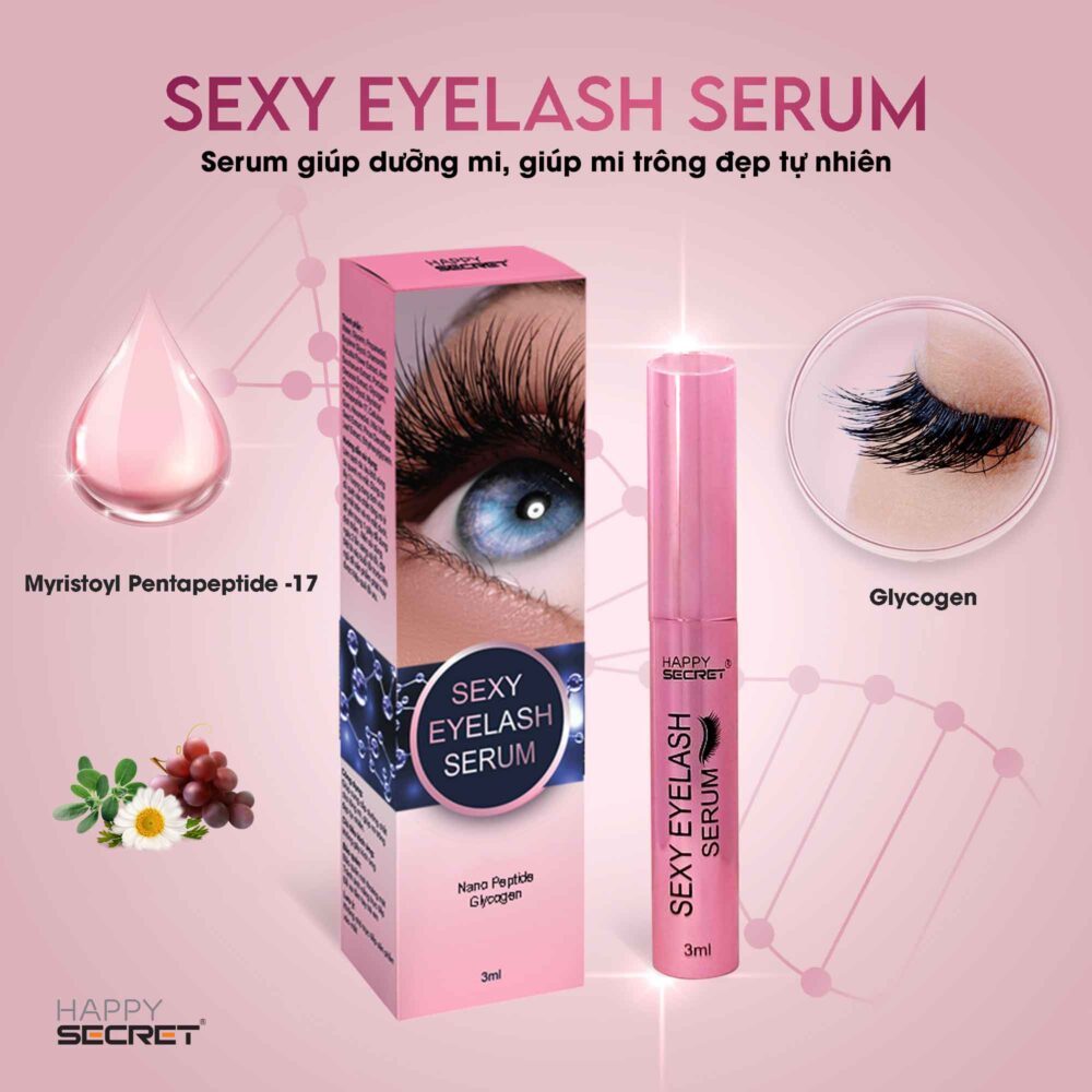 Dưỡng mi dài đẹp tự nhiên Top White – Sexy Eyelash Serum