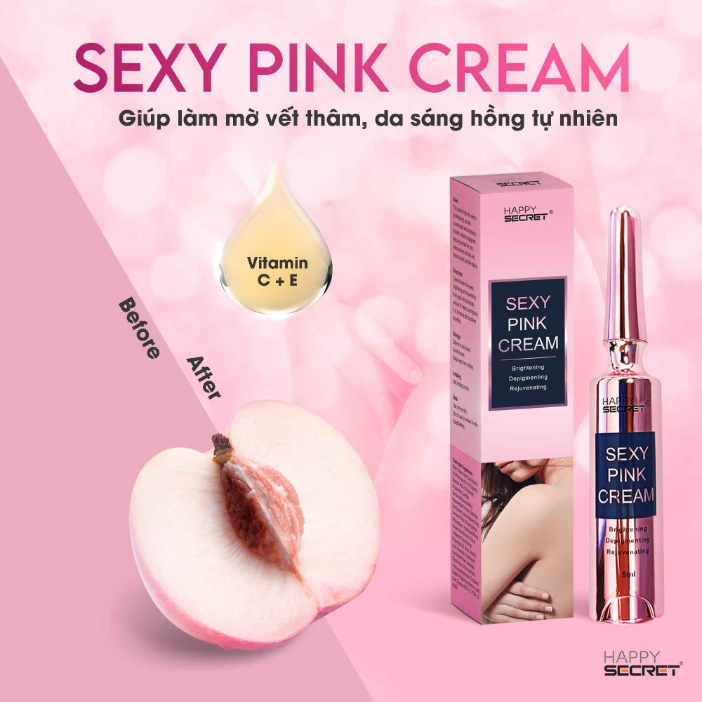 Kem giúp da sáng hồng Sexy Pink Cream- Top White