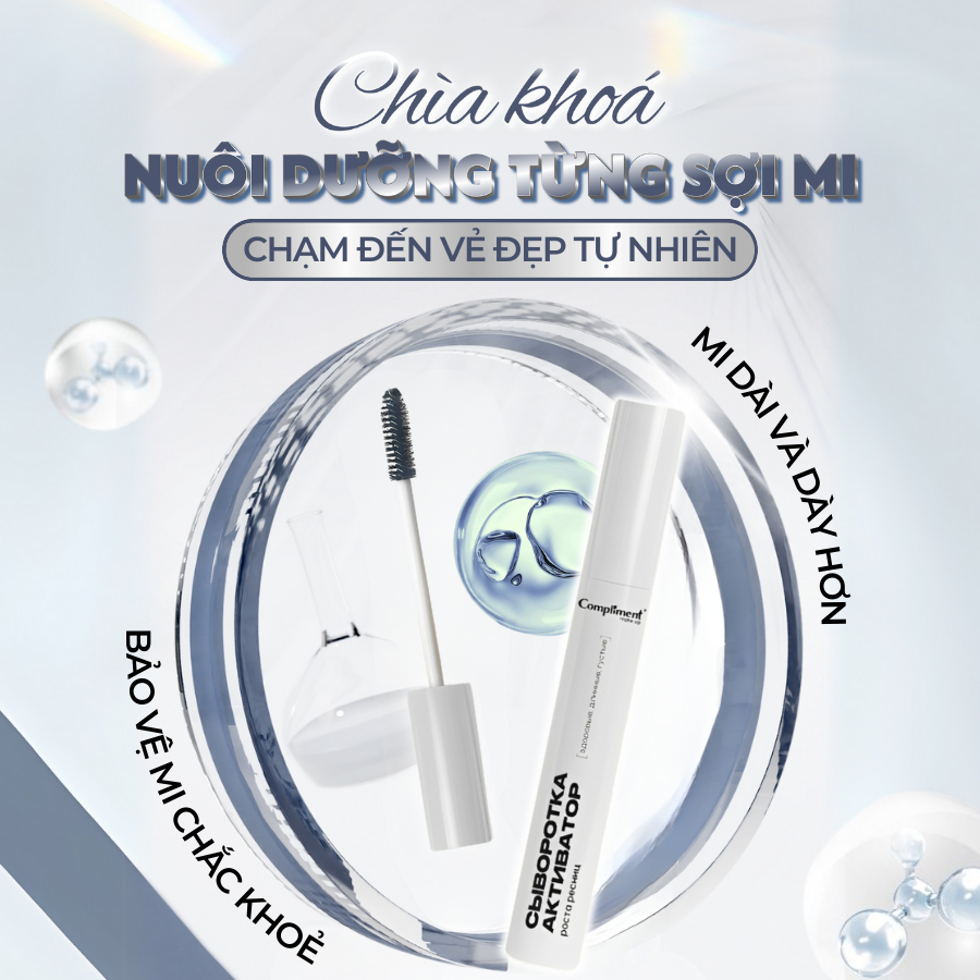 Ảnh Dưỡng Mi Compliment Chính Hãng - Chuốt Mi Dày Và Dài Chắc Khỏe, Mọc Siêu Nhanh 12ml 3