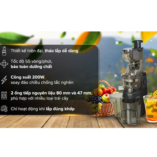 Sale-Máy ép chậm Crystal ZZJ821ML hàng chính hãng 100% trưng bày mới 98-99% Bảo hành 12 tháng