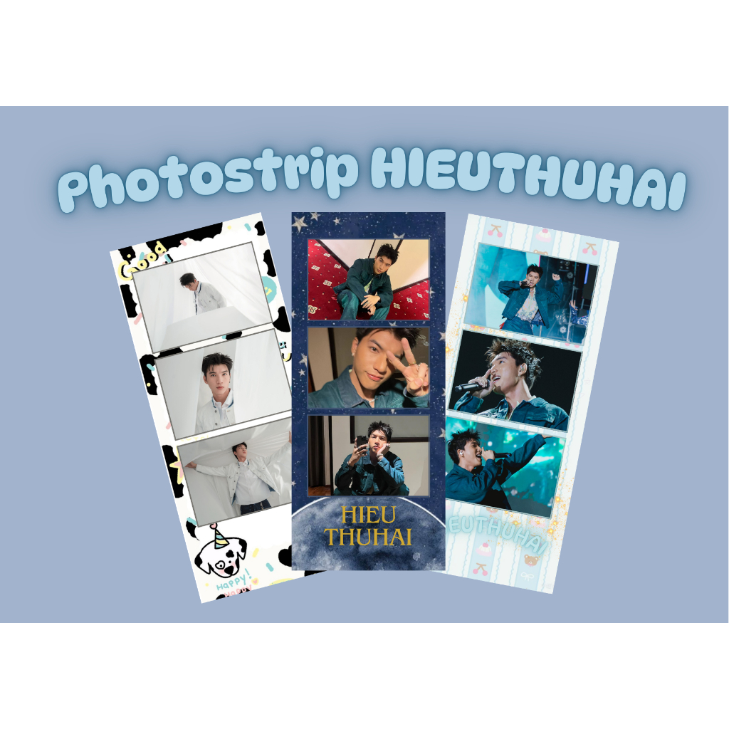 [Mẫu mới] Combo photostrip ca sĩ Hiếu Thứ Hai / HIEUTHUHAI - Anh trai say hi