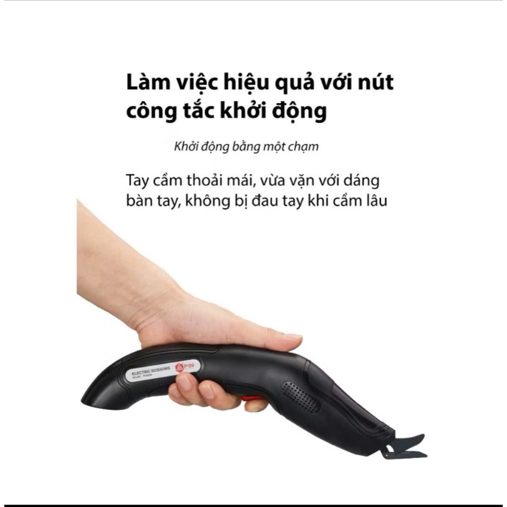 Máy Cắt Vải Bằng Điện Hãng Pin – Máy Cắt Vải Sạc Pin Chính Hãng