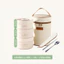 HỘP CƠM LUNCH BOX 3 TẦNG INOX GIỮ NHIỆT - Hộp đựng cơm văn phòng, kèm túi giữ nhiệt, đũa thìa, tiện lợi mang theo