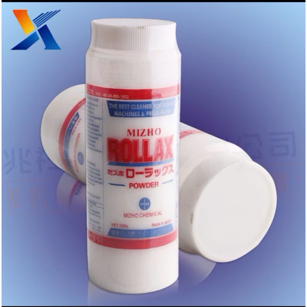 Bột Lau Băng Rollax – Bột Tẩy Nhựa Bụi Cho Máy Ép Keo Và Bàn Là Công Nghiệp