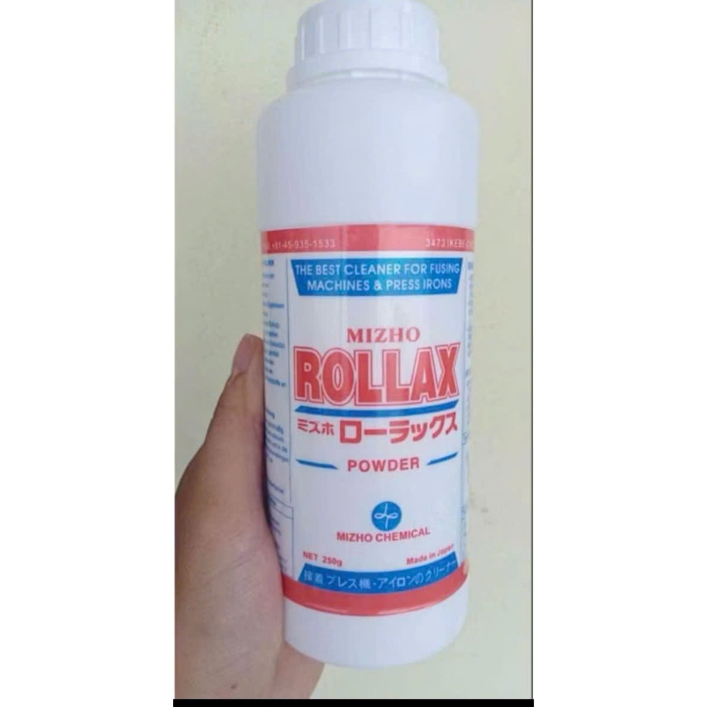 Bột Lau Băng Rollax – Bột Tẩy Nhựa Bụi Cho Máy Ép Keo Và Bàn Là Công Nghiệp