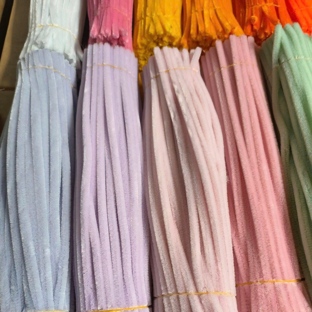 [CÓ SẴN- HỎA TỐC HCM] KẼM NHUNG KẼM LÔNG NHIỀU MÀU LOẠI 1 6-8MM LÀM HOA HANDMADE SIÊU XINH TRANG TRÍ QUÀ TẶNG ANGIHOME