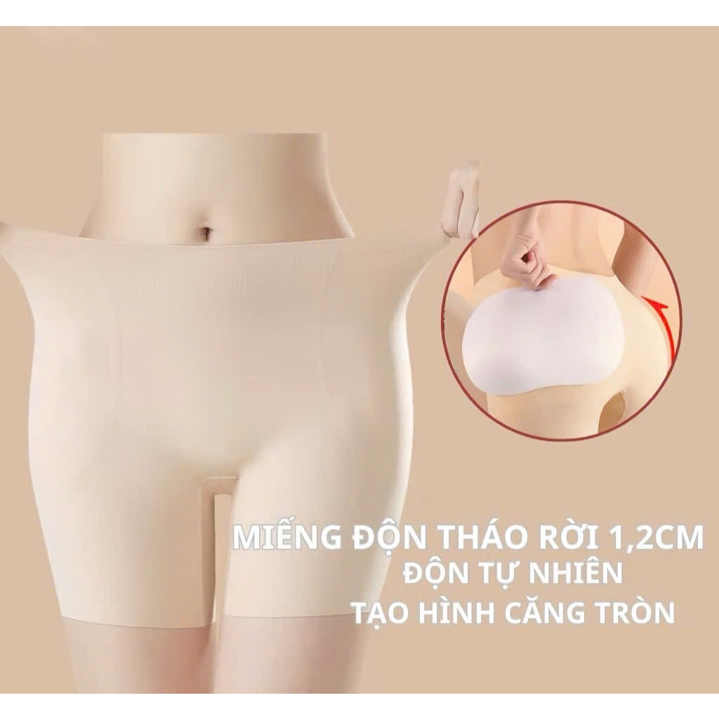 Ảnh Quần Độn Mông Hông Silive Đệm 1,2cm Chất Su Không Viền Chống Lộ 2