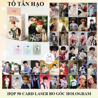 [hàng sẵn-tím] Tô Tân Hạo F3 - TF Gia tộc | Hộp thẻ card laser 50 tấm | Lomo lomocard TF Family F3