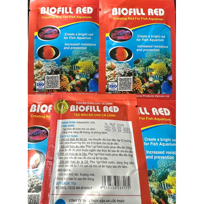 BỘT Astaxanthin kích màu ĐỎ CHO cá cảnh bio fill red AN Lộc Phát ...