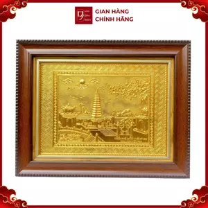 Tranh Đồng Tháp Phổ Minh Thế Kỉ XIV ( 28x34cm ) - Cửu Diệu Thiên - TP005