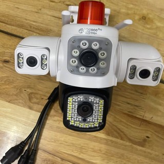 Camera ngoài trời IP wifi Yoosee F50 PTZ 4 mắt 3 LCD phân giải 1920P x 3240 FullHD+ 2 Râu - led trợ sáng led hồng ngoại
