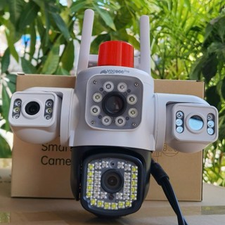 Camera ngoài trời IP wifi Yoosee F50 PTZ 4 mắt 3 LCD phân giải 1920P x 3240 FullHD+ 2 Râu - led trợ sáng led hồng ngoại