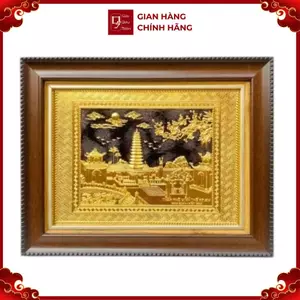 Tranh Đồng Tháp Phổ Minh Thế Kỉ XIV ( 28x34cm ) - Cửu Diệu Thiên - TP006