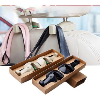 Hộp 2 Móc Treo Đồ, Treo Đồ Sau Ghế Ô Tô, Xe Hơi