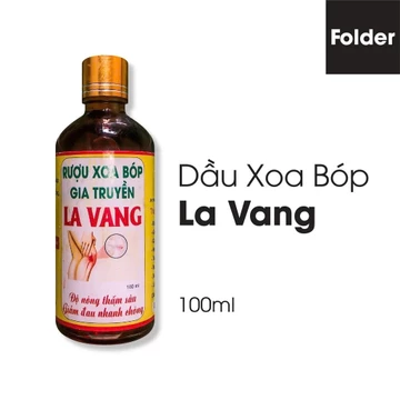 COMBO 5 CHAI DẦU XOA BÓP LA VANG - DẦU XOA BÓP GIA TRUYỀN