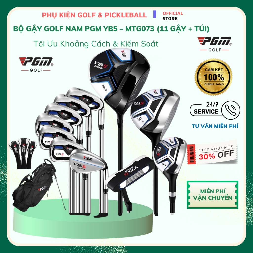 Bộ Gậy Golf Nam PGM YB5 – MTG073 (11 Gậy + Túi) | Tối Ưu Khoảng Cách ...