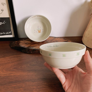 [Ảnh Thật] Chén Herbal Garden Hiệu Jonathan’s Size 11,5*5cm - Gốm Nhật 2hand