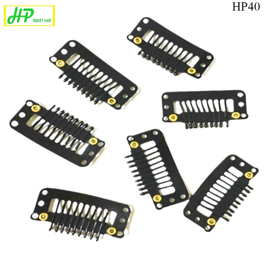 Ảnh Set 15 cái kẹp tóc giả kèm video hướng dẫn khâu kẹp HP SMART HAIR, mã HP40, kích thước 2,8cm 1