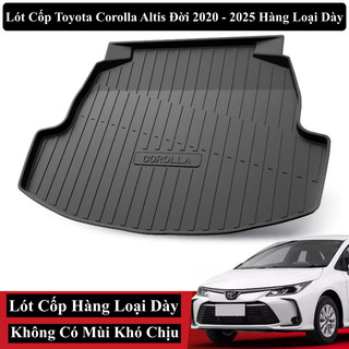 ( Loại Dày ) Lót Cốp Corolla Altis 2020 - 2025 Thảm cốp Sau Không Mùi Khó Chịu