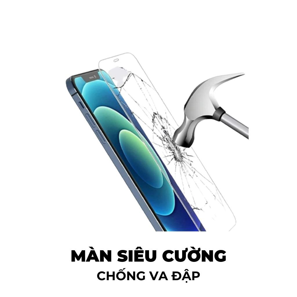 Kính cường lực không viền vô cực cho IPhone 17Promax 17 16Pro 17Pro 17Air 15Promax 16Promax