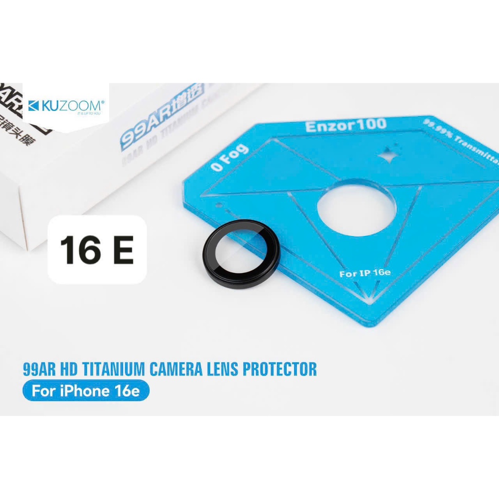 Kính Cường Lực Bảo Vệ Camera Lens Kuzoom Cho iPhone 16E / SE4 – Bảo Vệ Đẳng Cấp, Hình Ảnh Hoàn Hảo