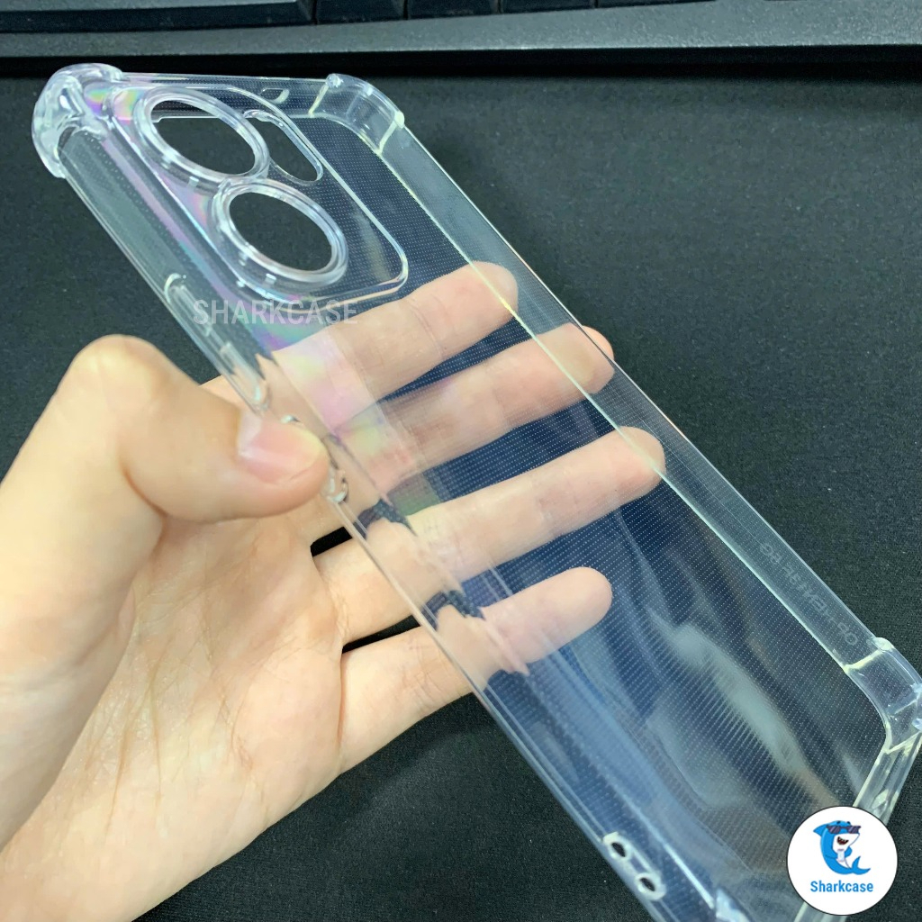 Ốp silicon trong suốt chống sốc cho OPPO Reno 13F bảo vệ camera