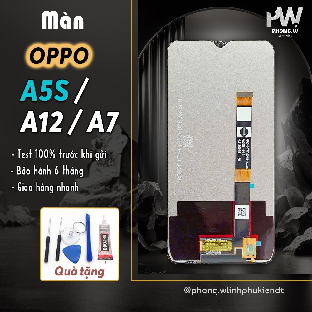 Màn Hình Điện Thoại Oppo A5S/ A12/ A7 – Chất Lượng Cao, Tặng Kèm Bộ Sửa Chữa &  Keo