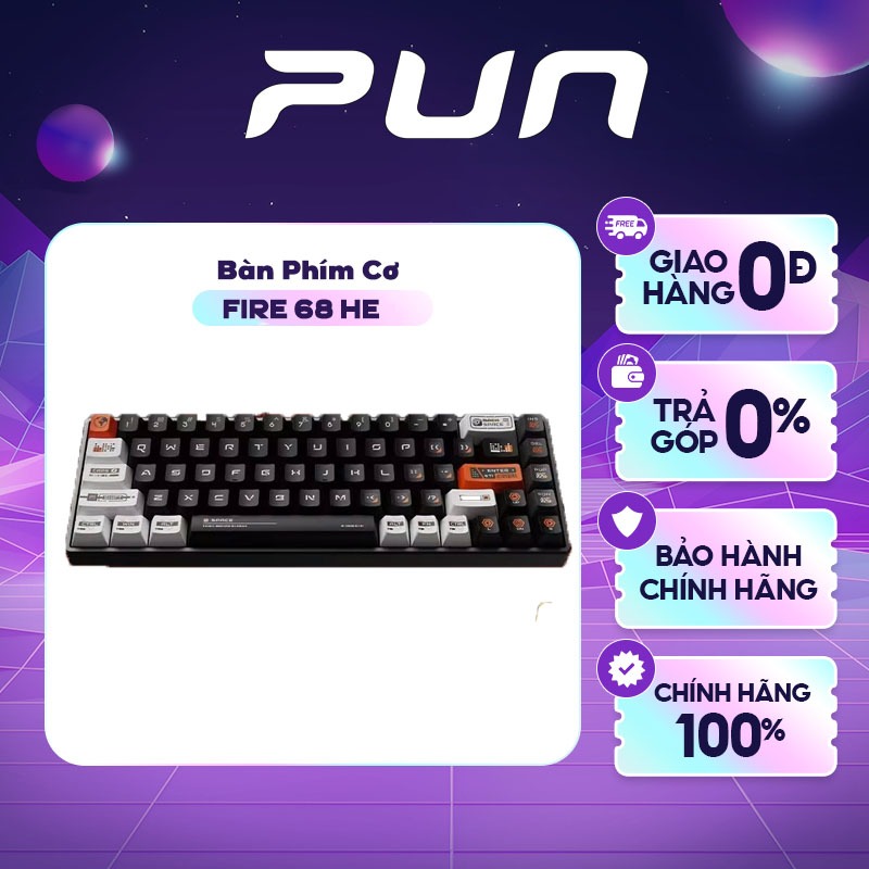 [SẴN GIAO NGAY] Bàn phím cơ gaming FIRE68 | Rapid Trigger | 8000hz ...