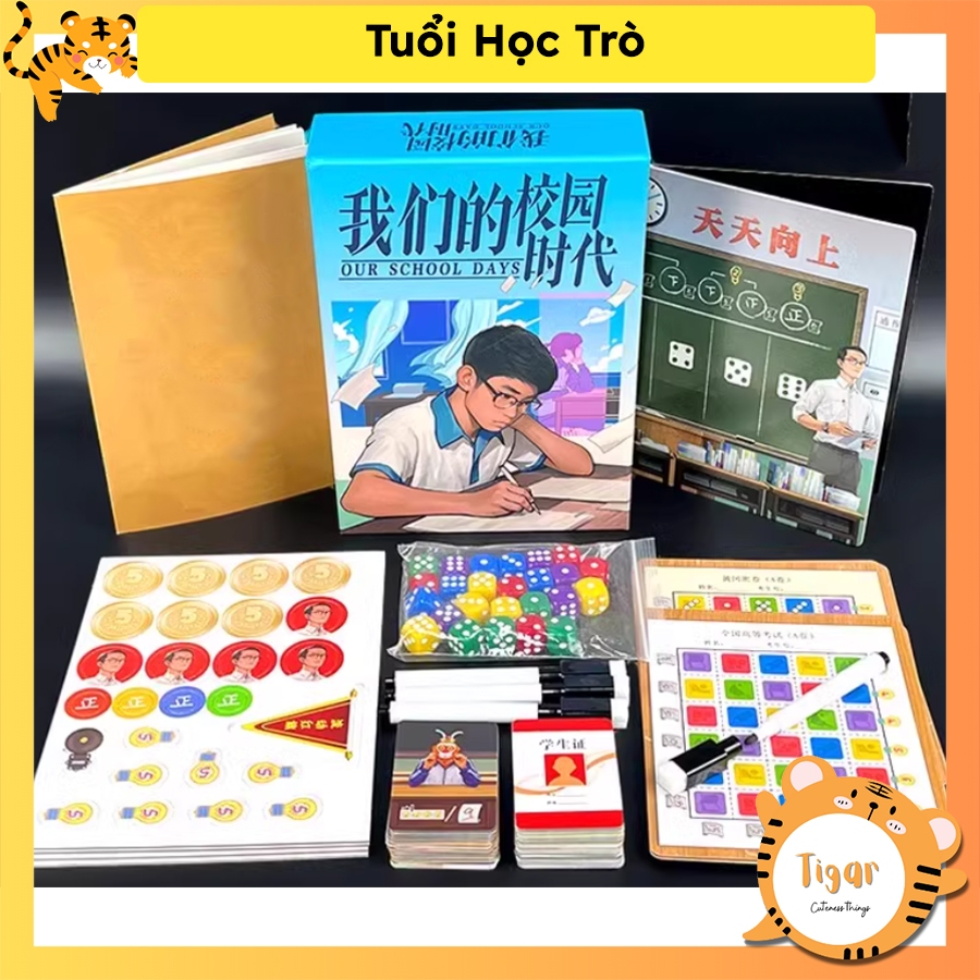 [Luật Việt] Boardgame Tuổi Học Trò - Trò chơi trí tuệ hay bản chính hãng nội địa Trung
