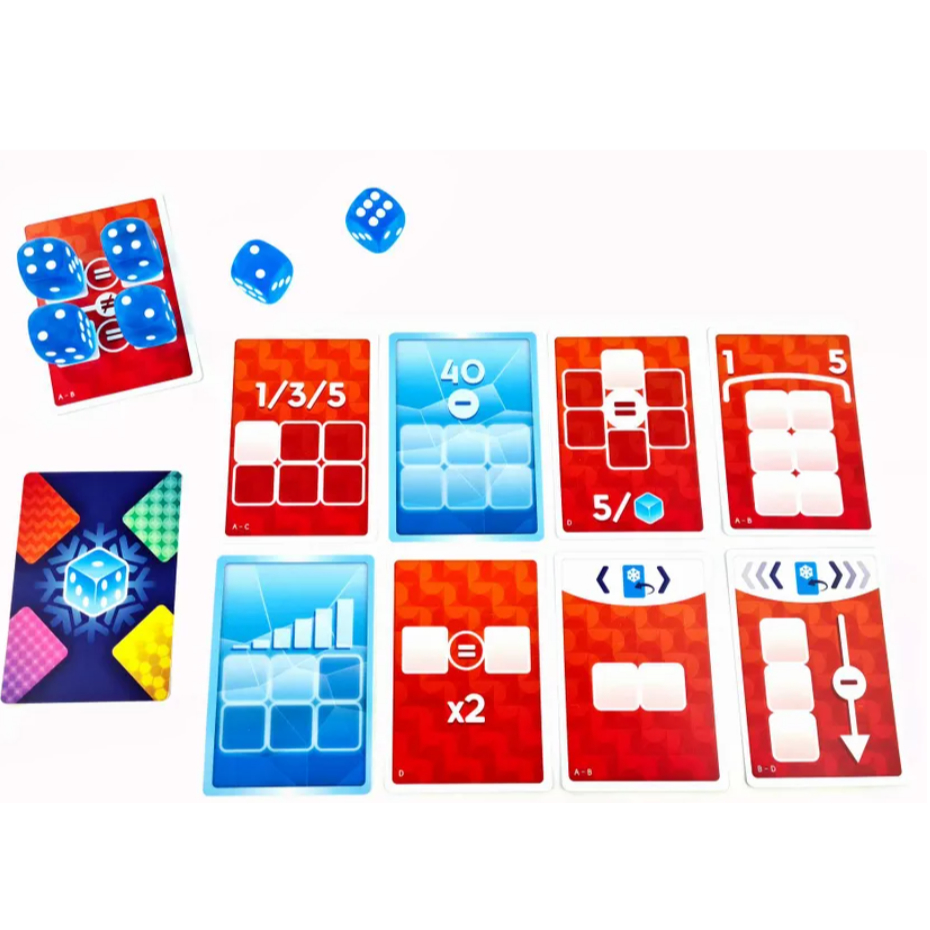 Boardgame DICY CARDS + YAHTZEE 2 in 1 Trò chơi xúc xắc