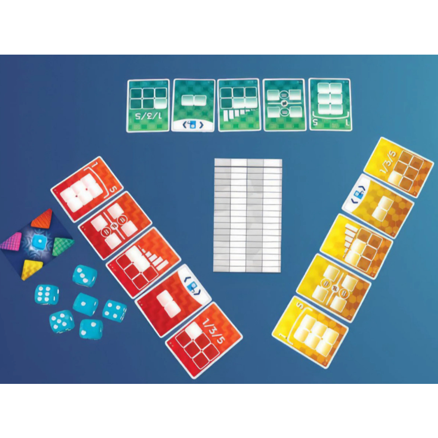 Boardgame DICY CARDS + YAHTZEE 2 in 1 Trò chơi xúc xắc