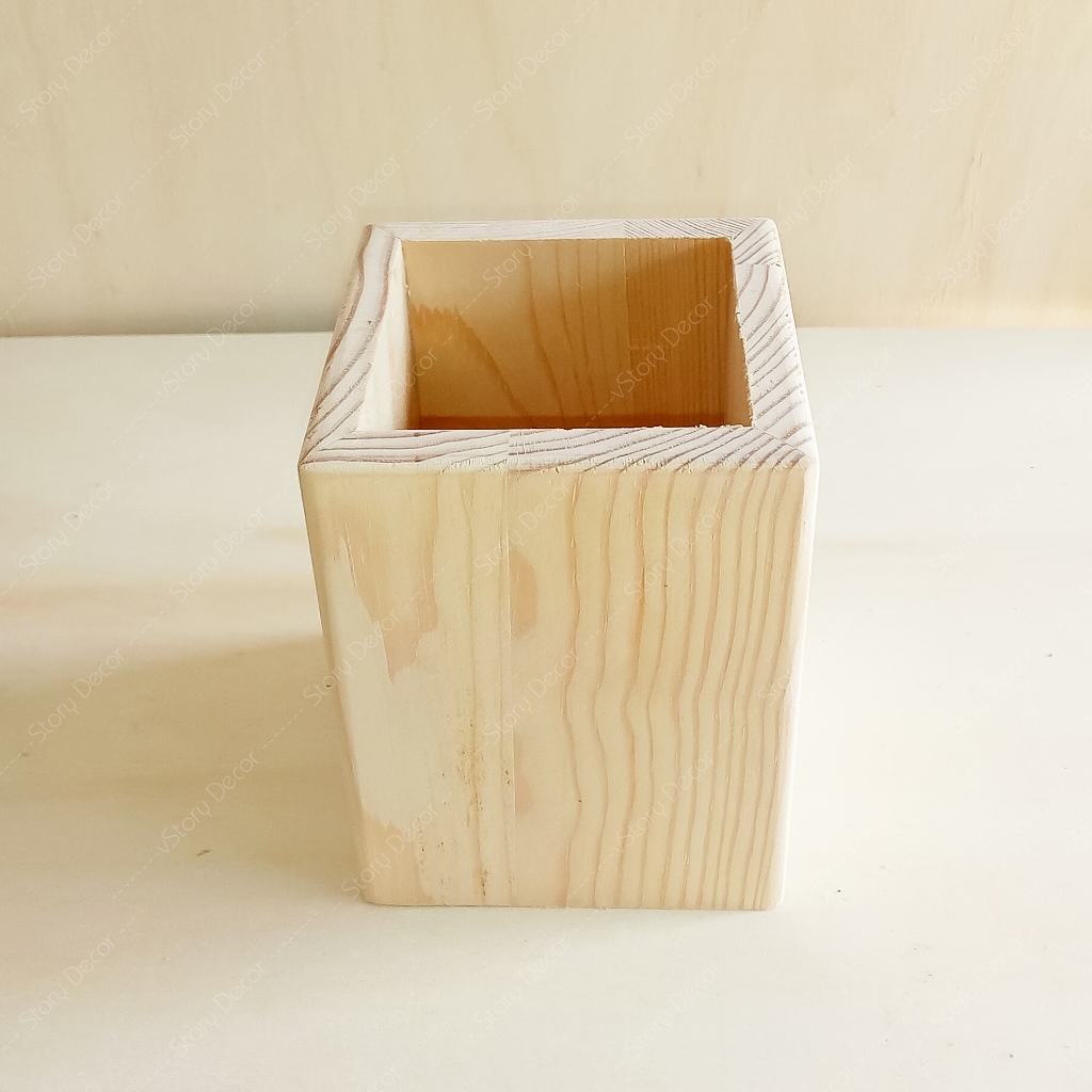 Hộp Đựng Bút Gỗ Tự Nhiên – Thiết Kế Độc Đáo, Tối Giản & Đa Năng