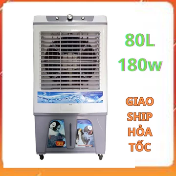 Quạt điều hoà hơi nước 80 lít, Quạt hơi nước 45L 80L làm mát không khí tặng kèm đá khô