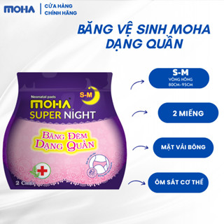 Băng vệ sinh dạng quần MOHA túi 2 miếng.