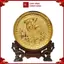 Tranh Đĩa Đồng Chữ Phúc , Mạ Vàng 24K ( Đường Kính 19cm ) - Cửu Diệu Thiên - ĐC002