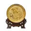 Tranh Đĩa Đồng Chữ Phúc , Mạ Vàng 24K ( Đường Kính 19cm ) - Cửu Diệu Thiên - ĐC002