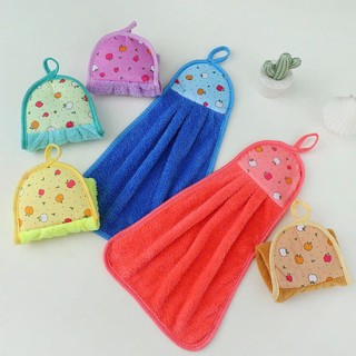 5 CÁI Khăn Lau Tay Có Móc Treo Dùng Trong Nhà Bếp, Khăn Lau Tay Bếp Vải Cotton Mềm Mại Siêu Thấm Hút